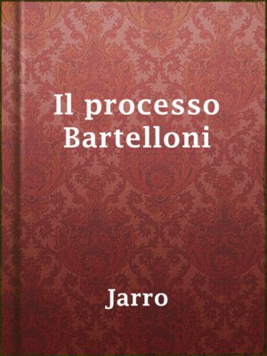 cover image of Il processo Bartelloni